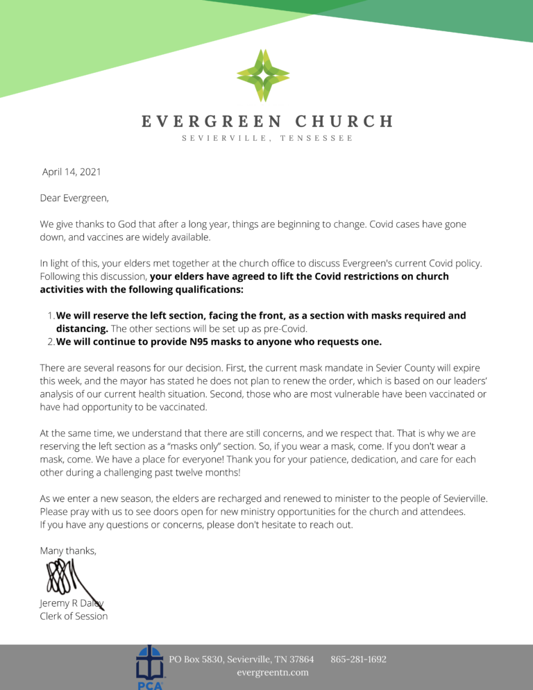 Evergreen Letterhead for Word (1) | Evergreen Church